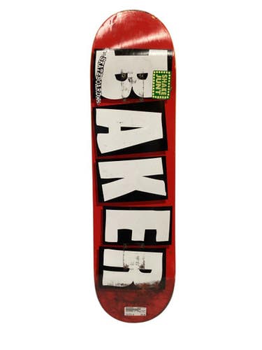 Used Baker Skateboard Deck Only Red 8 1 2" 11443-s000204892