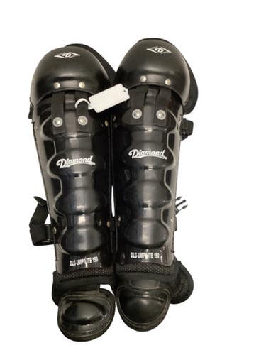 Used Diamond Dlg-ump Lite 150 Umpire Leg Guards Black 11443-s000204978