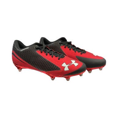 Used Under Armour Adult Fb Cleats Red Senior 13 11859-s000031216