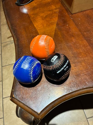 (Used) Weighted Baseballs
