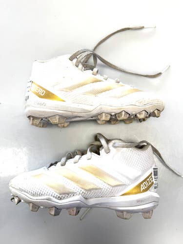 Used Adidas Adizero Bb Sb Cleats White Junior 01 11860-s000309925