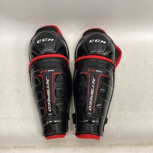 Used Ccm Jetspeed Ft350 Youth Shin Guards Black 10" 11851-s000047519