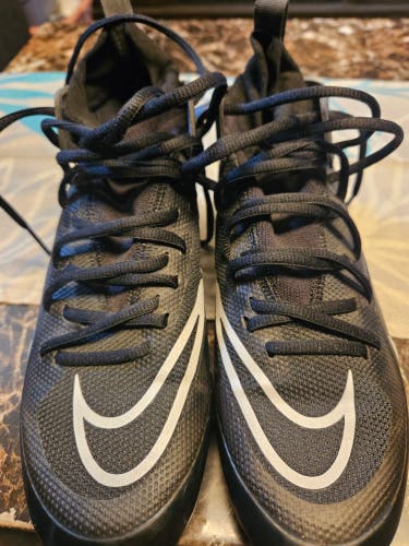 Black Men's Adult Nike High Top Molded Cleats (New)