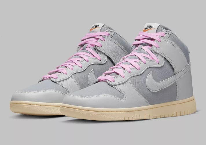 Nike Dunk High Premium DQ8800-001 Sneakers Men 12.5 Gray Lifestyle Shoes RHS3263