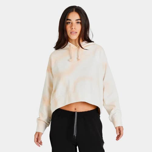 The North Face Dye NF0A5JA14Y9 Hoodie Women's Large Apricot Ice Pullover CLO531