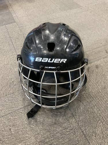 Used Bauer Lil Sport Helmet Cage Combo Black Xs 11614-s000237660