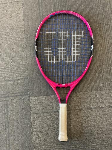 Used Wilson Burn 21 Junior Tennis Racquet Pink 21" 11614-s000237648