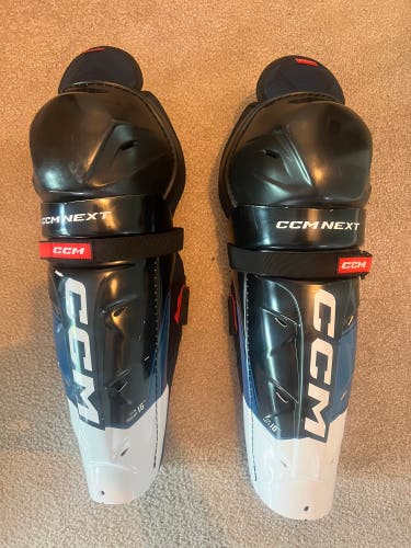 Senior CCM Next 16" Shin Pads (Used)