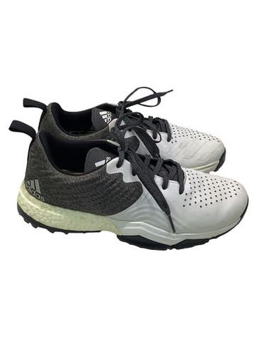 Used Adidas Womens Golf Shoes White And Grey Senior 7 11347-s000270307