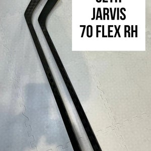 Senior(2x)Right CT: Seth Jarvis 70 Flex ProBlackStock™ Unbranded Pro Stock Hockey Sticks