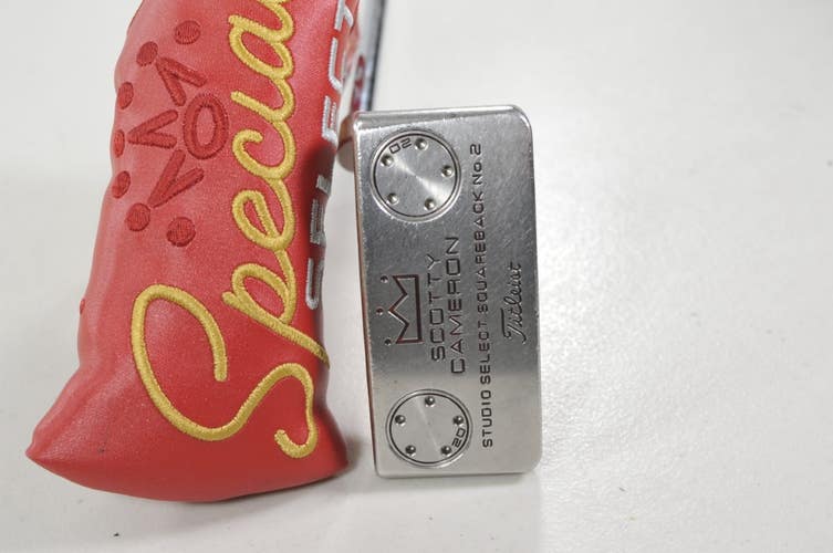 Titleist 2008 Scotty Cameron Studio Select Squareback 2 33" Putter RH # 219629