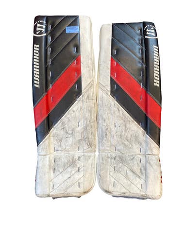 Used Warrior Ritual G4 Goalie Leg Pads Inter White 32" 11883-s000162767