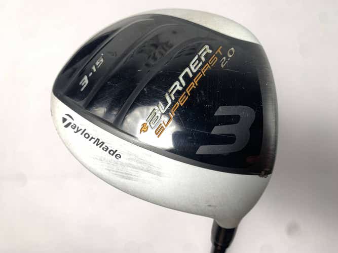 TaylorMade Burner Superfast 2.0 3 Fairway Wood 15* Matrix Ozik XCON-4.8 Stiff RH