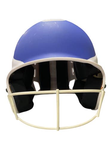 Used Rip-it Helmet Batting Helmet W Mask White And Royal Blue Md 11847-s000036022