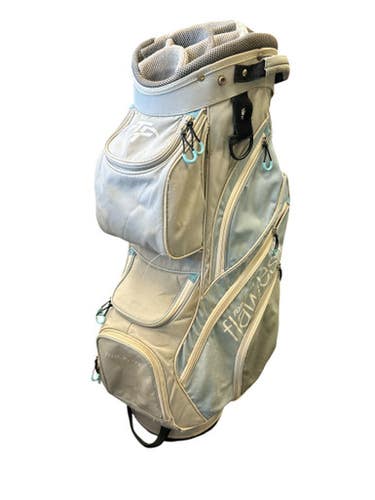 Used Top Flite Flawless Cartbag Womens Cart Bag Blue 11450-s000521945