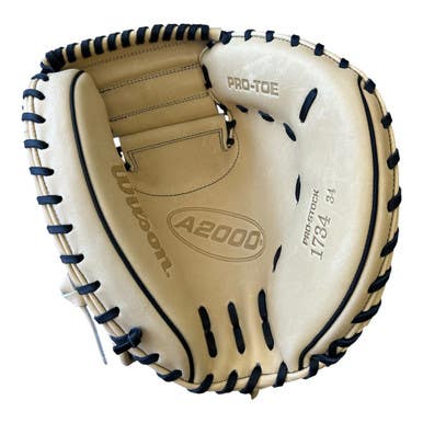 Used Wilson A2000 1734 Bb Sb Catchers Rh Throw Tan 34" 11450-s000521928