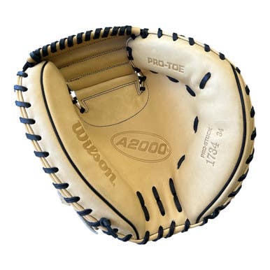 Used Wilson A2000 1734 Bb Sb Catchers Rh Throw Tan 34" 11450-s000521927