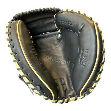 Used Wilson A2000 1734 Bb Sb Catchers Rh Throw Black 34" 11450-s000521925