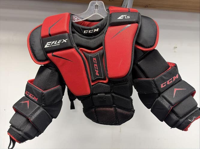 Youth Size YT-0 CCM E 1.5 Ice Hockey Goalie Arm & Chest Protector