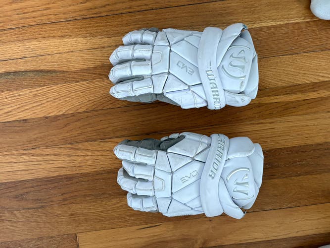 Warrior EVO QX Lacrosse Gloves (Used)