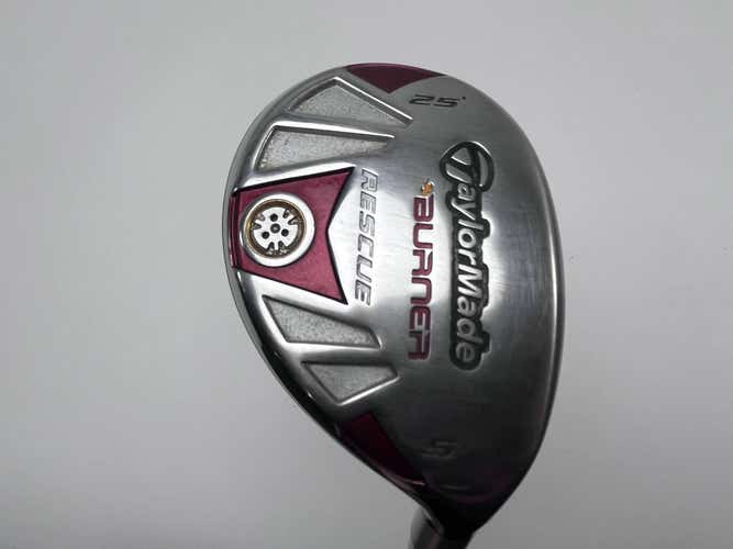TaylorMade Burner Rescue 5 Hybrid 25* REAX SuperFast 65g Stiff Graphite Mens RH