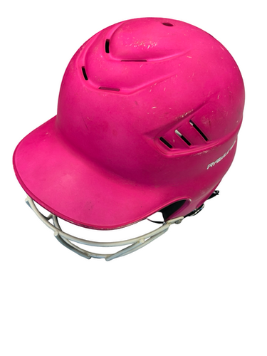 Used Rawlings Batting Helmet Batting Helmet W Mask Pink Sm 11682-s000133601