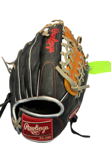 Used Rawlings R9 11 1 2in Bb Sb Glove Rh Throw Black 11 1 2" 11682-s000133594