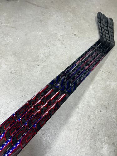 4 PACK 50 Flex P29 Intermediate CCM Vizion Left Hand Hockey Stick Olympic Team USA Pro Stock (New)