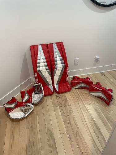 TRUE Catalyst PX5 Pro-Spec Goalie Set + Brand new extra glove and blocker