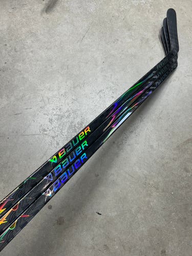 3 PACK - 87 Flex P92M Senior Bauer Flylite Left Hand Hockey Stick NHL Pro Stock