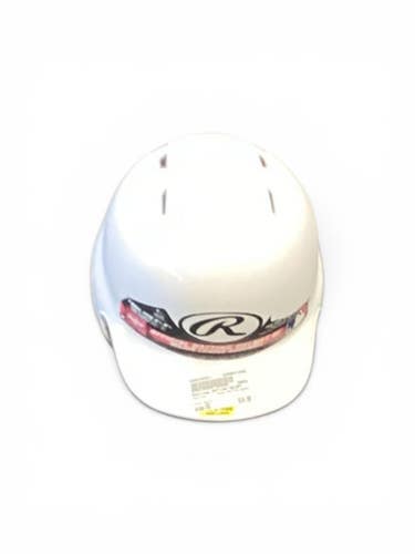 Used Rawlings Batting Helmet Batting Helmet No Mask White One Size 11846-s000105541