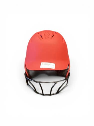Used Evoshield Helmet With Mask Batting Helmet W Mask Red One Size 11846-s000105536