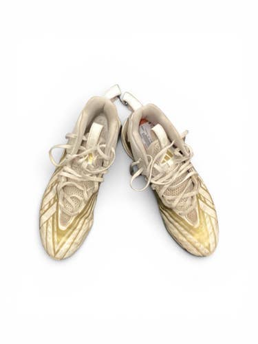Used Adidas Adult Fb Cleats White Senior 9.5 11846-s000105525