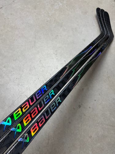3 PACK 95 Flex P92 Senior Bauer Flylite Left Hand Hockey Stick NHL Pro Stock