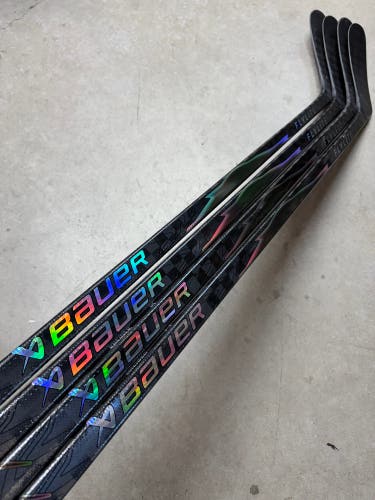 4 PACK 95 Flex P92 Senior Bauer Flylite Left Hand Hockey Stick NHL Pro Stock