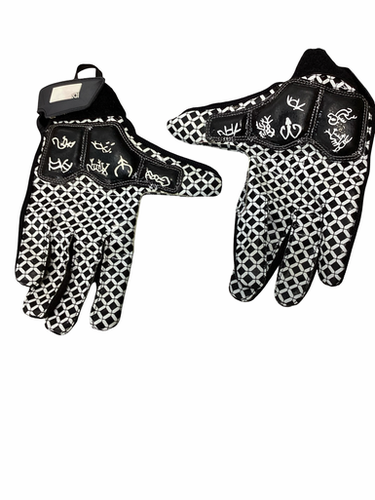 Used Seibertron Lineman 2.0 Fb Gloves Black And White Md 11613-s000183379