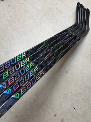 5 PACK 95 Flex P92 Senior Bauer Flylite Left Hand Hockey Stick NHL Pro Stock