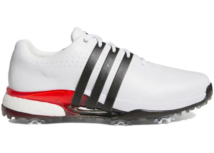 Size 11 - adidas Tour360 24 Golf Cloud White Core Black Lucid Red IH8539