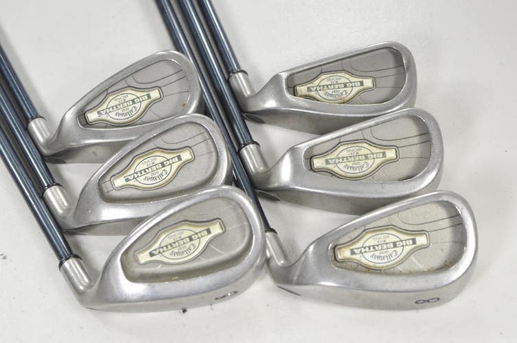 Callaway Big Bertha X-12 6-PW,SW Iron Set Ladies Flex Right Graphite #219625
