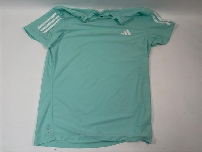 Adidas Aeroready Running Shirt, Teal, Small