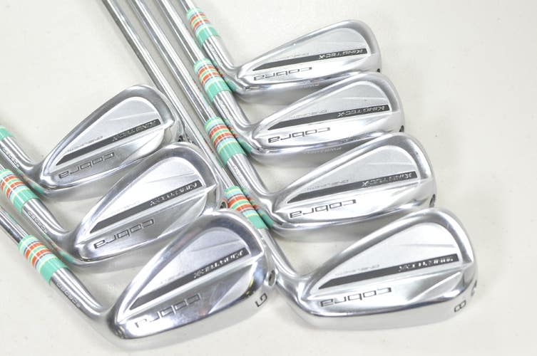 Cobra King Tec X One Length 2025 5-PW,GW Iron Set Regular Flex KBS Steel #219532