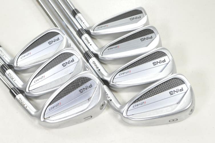 Ping i240 5-W,UW Iron Set Stiff Flex Black Dot NS Pro Mouds3 Tour Steel # 219569