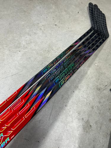 5 PACK 55 Flex P92M Senior Bauer Tracer Left Hand Hockey Stick Pro Stock NHL (New)