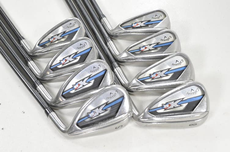 Callaway XR OS 5-PW,AW,SW Iron Set RH Tour Regular Flex 75g Graphite #219651