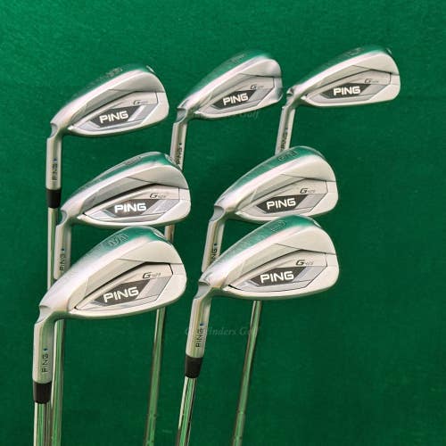 LH Ping G425 Blue Dot 6-SW Iron Set Ping AWT 2.0 Steel Stiff