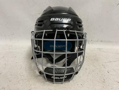 Used Bauer Re-akt 65 Helmet Cage Combo Black Md 11855-s000204758