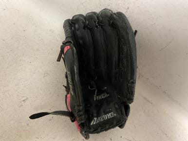 Used Mizuno Finch Gpp 1154 Rh Throw Fastpitch Gloves Black And Pink 11 1 2" 11855-s000204753