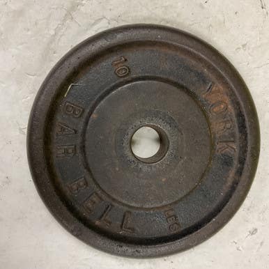 Used York Standard Plate Black 10 Lb 11855-s000204735