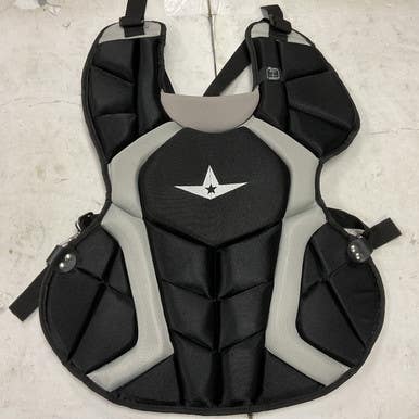 Used All-star Cpcc1216ps-1 Catchers Chest Protector Black Intermed 11855-s000204727