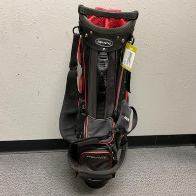 Used Top Flite Gamer Mens Stand Bag Black And Red 11855-s000204711